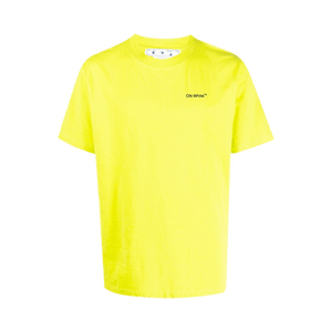 Off-White Caravaggio Arrow Slim Short-Sleeve Tee 'Lime Black'