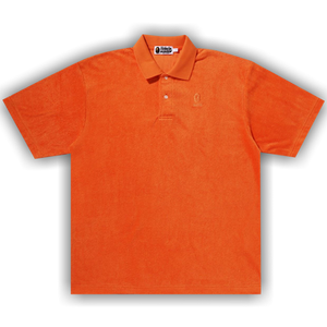 BAPE Ape Head Towelling Polo 'Orange'