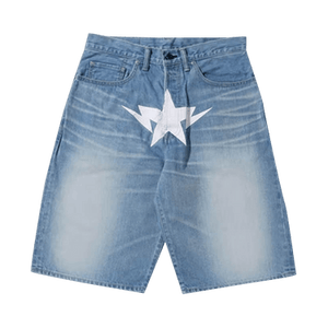 BAPE Twin Sta Denim Shorts 'Indigo'