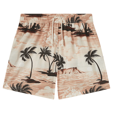 Palm Angels Hawaiian Dream Swimshorts 'Beige/Black'