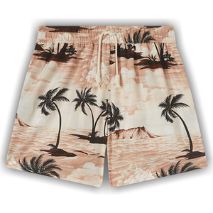 Palm Angels Hawaiian Dream Swimshorts 'Beige/Black'