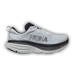 HOKA Bondi 8 2E Wide 'White Black'