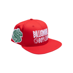 Billionaire Boys Club Dollar Snapback Hat 'Red'