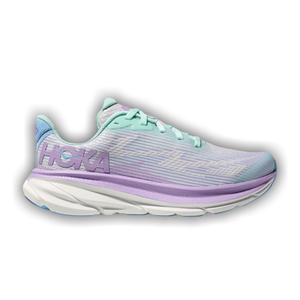 HOKA Clifton 9 Kids 'Sunlit Ocean Lilac Mist'