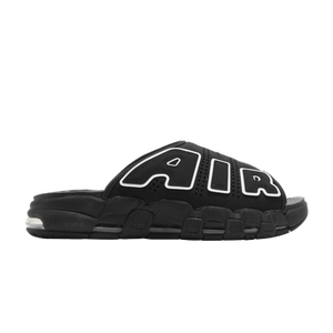 Nike Air More Uptempo Slide ‘Black - Black Sole’