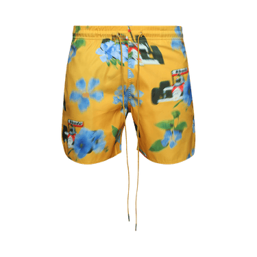 Rhude Loix Swim Trunks 'Yellow/Multicolor'
