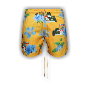 Rhude Loix Swim Trunks 'Yellow/Multicolor'