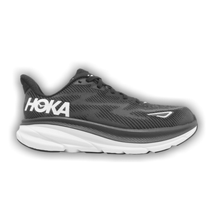 HOKA Wmns Clifton 9 Wide 'Black White'
