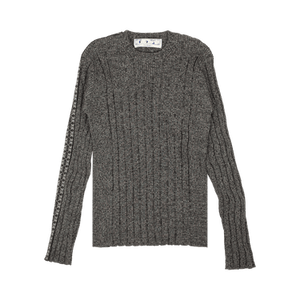 Off-White Arrow Band Crewneck Sweater 'Grey'