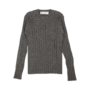Off-White Arrow Band Crewneck Sweater 'Grey'