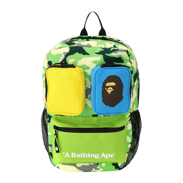 BAPE Kids Woodland Camo Daypack 'Green'