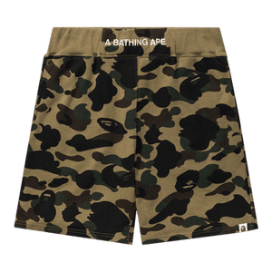 BAPE 1st Camo Sweatshorts 'Green'