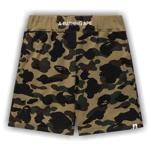 BAPE 1st Camo Sweatshorts 'Green'