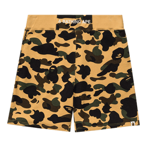 BAPE 1st Camo Sweatshorts 'Yellow'