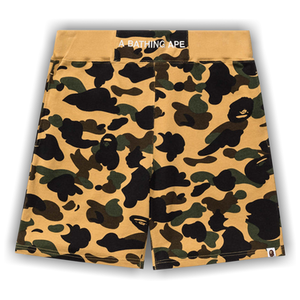 BAPE 1st Camo Sweatshorts 'Yellow'