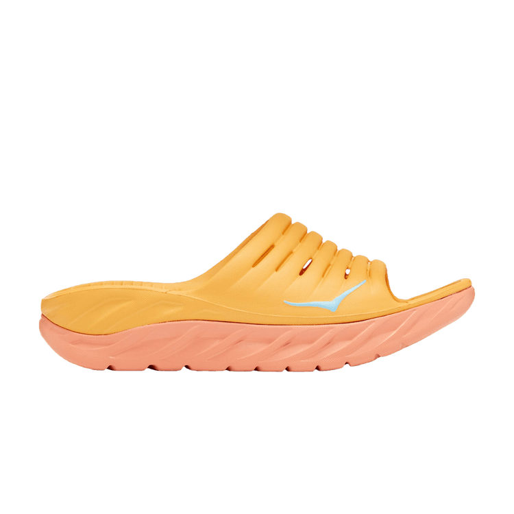 HOKA Ora Recovery Slide 'Amber Yellow Shell Coral' 1134527 AYSC