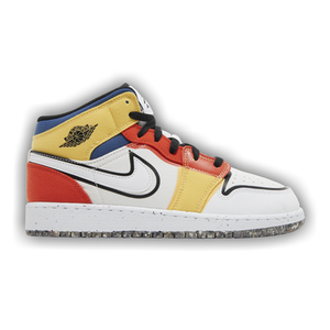Air Jordan 1 Mid SE GS 'Multi-Color Canvas'