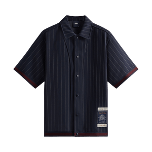 Kith Pinstripe Woodpoint Shooting Shirt 'Nocturnal'