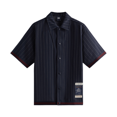 Kith Pinstripe Woodpoint Shooting Shirt 'Nocturnal'