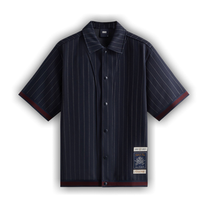 Kith Pinstripe Woodpoint Shooting Shirt 'Nocturnal'