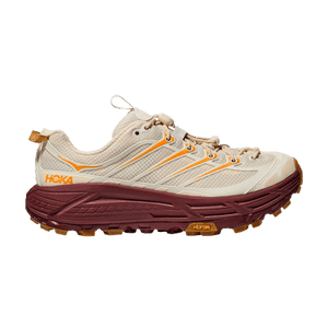 HOKA Mafate Three2 'Vanilla Varsity Burgundy'