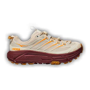 HOKA Mafate Three2 'Vanilla Varsity Burgundy'