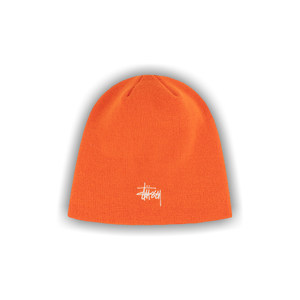Stussy Basic Skullcap Beanie 'Orange'