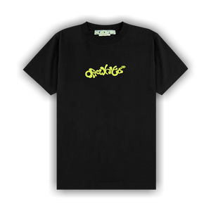 Off-White Opposite Arrow Slim Short-Sleeve Tee 'Black/Lime'