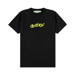 Off-White Opposite Arrow Slim Short-Sleeve Tee 'Black/Lime'