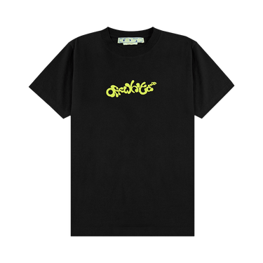 Off-White Opposite Arrow Slim Short-Sleeve Tee 'Black/Lime'