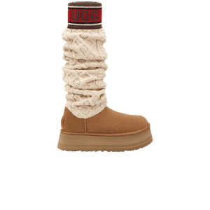 UGG Wmns Classic Sweater Letter Tall 'Chestnut'