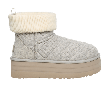 UGG Wmns Classic Mini Platform Felted Boot 'Grey'