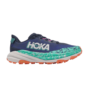 HOKA Wmns Speedgoat 6 Wide 'Varsity Navy Meteor'