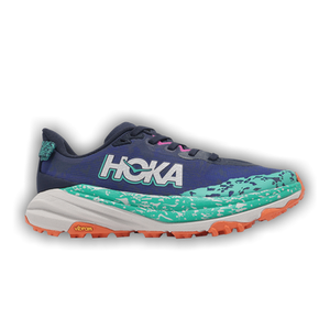 HOKA Wmns Speedgoat 6 Wide 'Varsity Navy Meteor'
