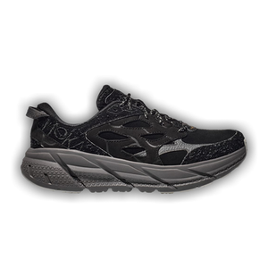 HOKA Clifton L Suede 'Elite Terrain System - Black Satellite Grey'