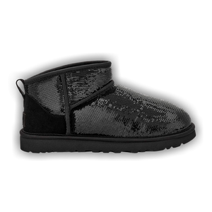 UGG Wmns Classic Ultra Mini Boot 'Mirror Ball Black'