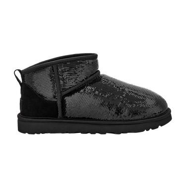UGG Wmns Classic Ultra Mini Boot 'Mirror Ball Black'