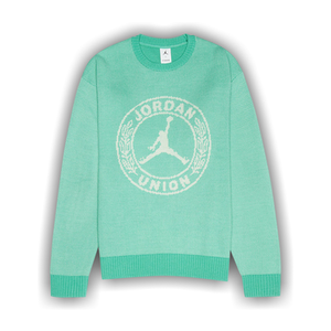 Air Jordan x Union Sweater 'Kinetic Green/White'