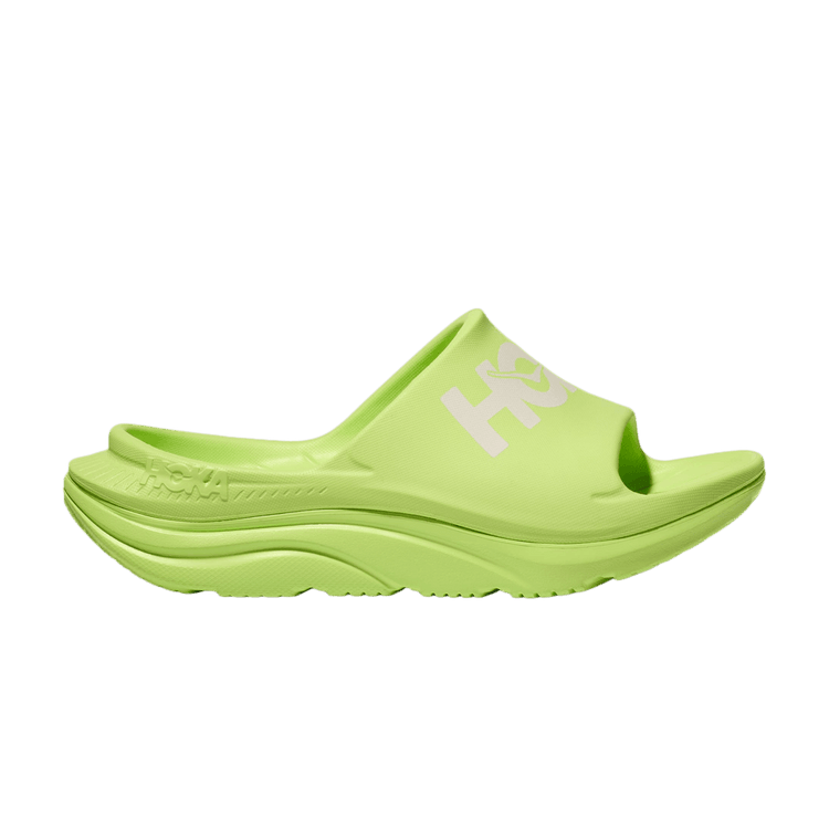 HOKA Ora Athletic Slide 'Lettuce White' 1155154 LCW