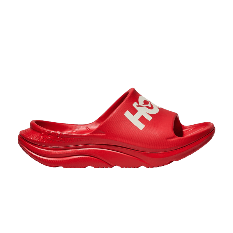 HOKA Ora Athletic Slide 'Vermillion White' 1155154 VNW