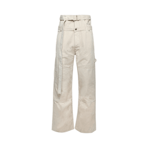 Off-White Wave Off Canvas Double Over Pants 'New Beige'