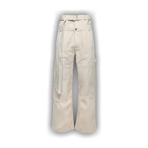 Off-White Wave Off Canvas Double Over Pants 'New Beige'