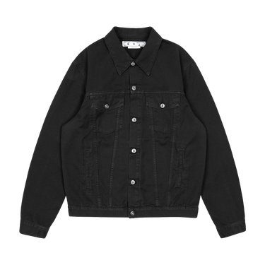 Off-White Wave Off Canvas Skate Jacket 'Black'