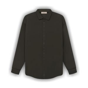 Fear of God Essentials Filled Nylon Shirt Jacket 'Off Black'