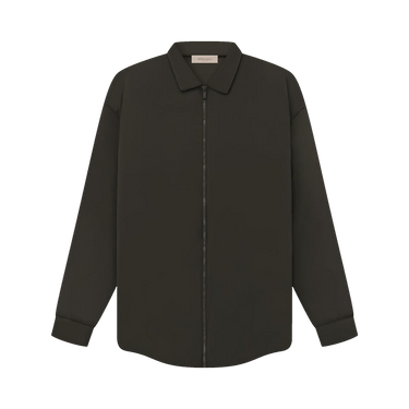 Fear of God Essentials Filled Nylon Shirt Jacket 'Off Black'