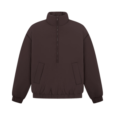 Fear of God Essentials Nylon Puffer Jacket 'Plum'