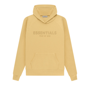 Fear of God Essentials Waffle Raglan Hoodie 'Light Tuscan'