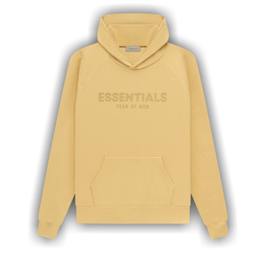Fear of God Essentials Waffle Raglan Hoodie 'Light Tuscan'