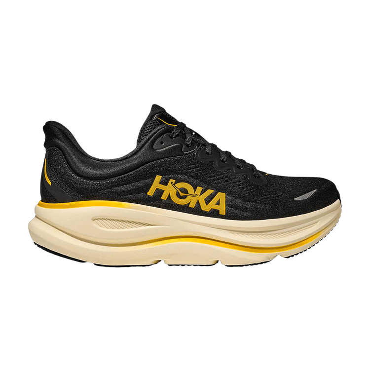 HOKA Bondi 9 'Black Yellow' 1162011 CWG