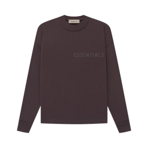 Fear of God Essentials Long-Sleeve Tee 'Plum'